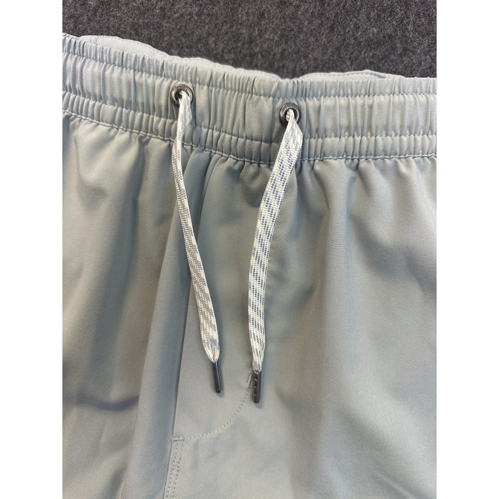 Vuori Men's Course Run Short Size XL Green/Blue Lined Athletic Gym Activewear - Picture 7 of 16